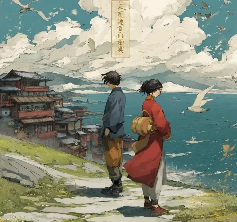 自然地理频道的方向封面，呈现地貌与生态场景